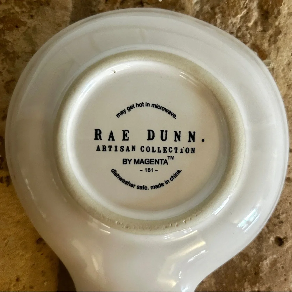 Rae Dunn spoon rest spring design.